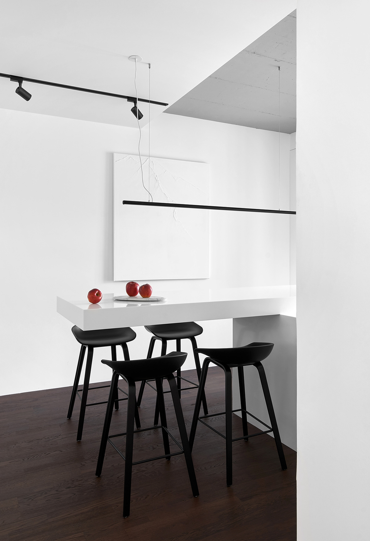 apartment design Interior minimalistic White