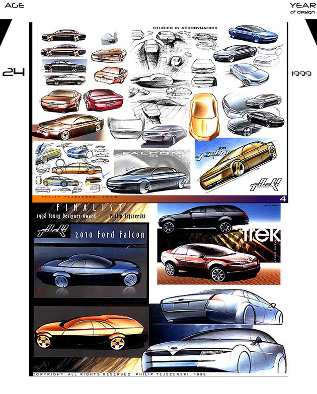 Car design timeline