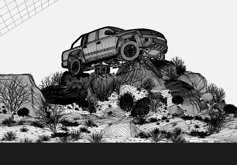 3D CGI automotive   amarok VW Digital Art  retouch Cars vray c4d