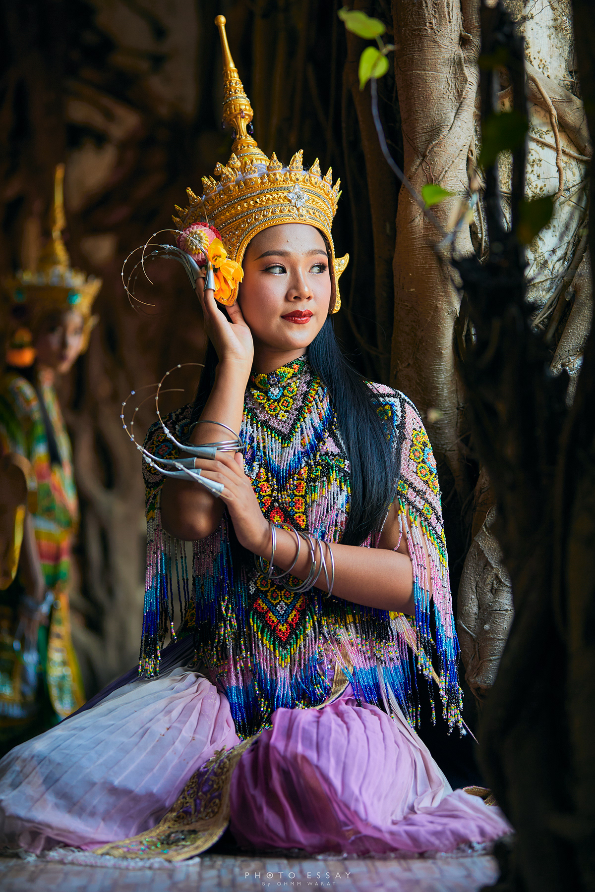 thai dance TRADITIONAL ART Photography  beauty editorial Silhouette Photography