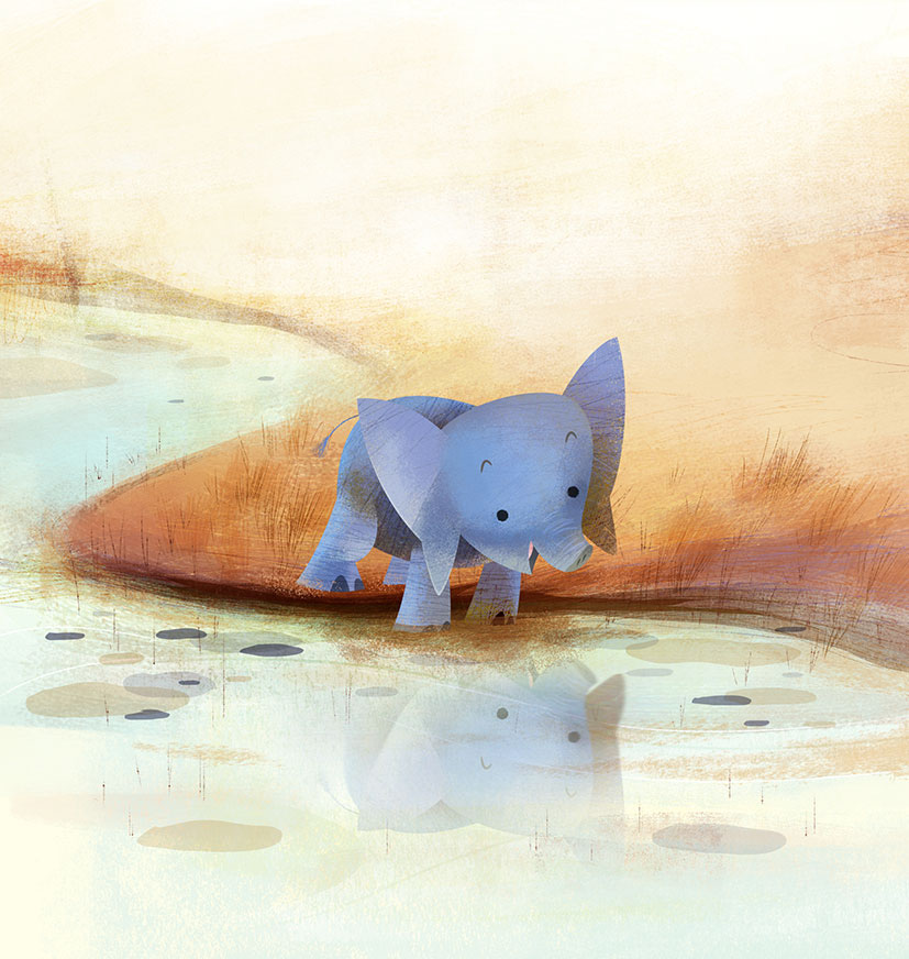 digital children's book photoshop animal character desig