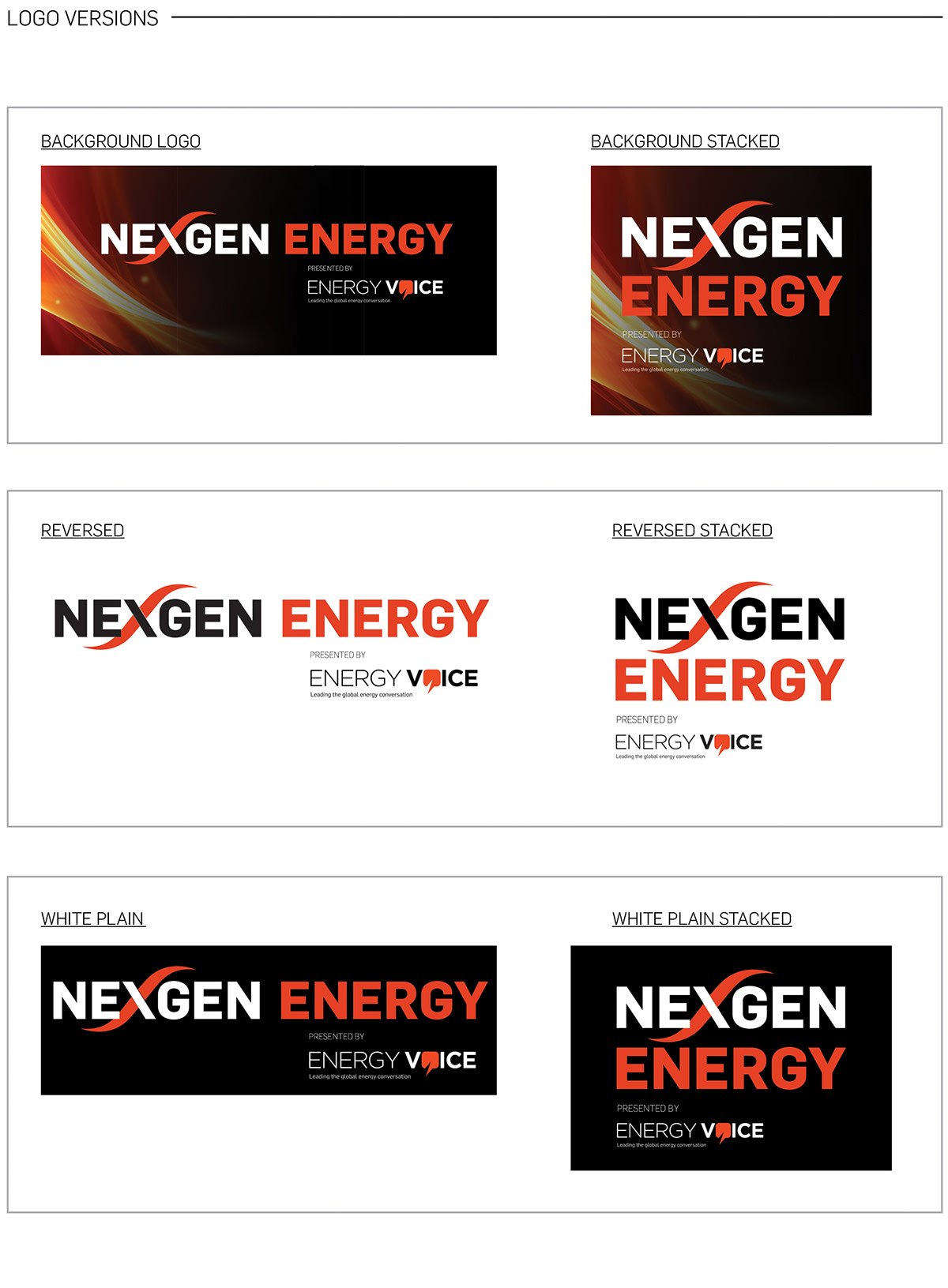 Education energy event Energy Voice event advertising Event Branding Logo Design Next Generation print advertising social media