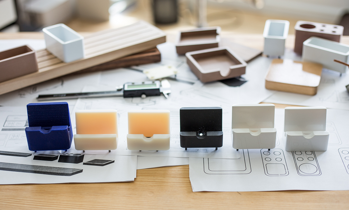 Desk Organizer workspace minimalist organizer industrial design  wood modular product design  Office studio