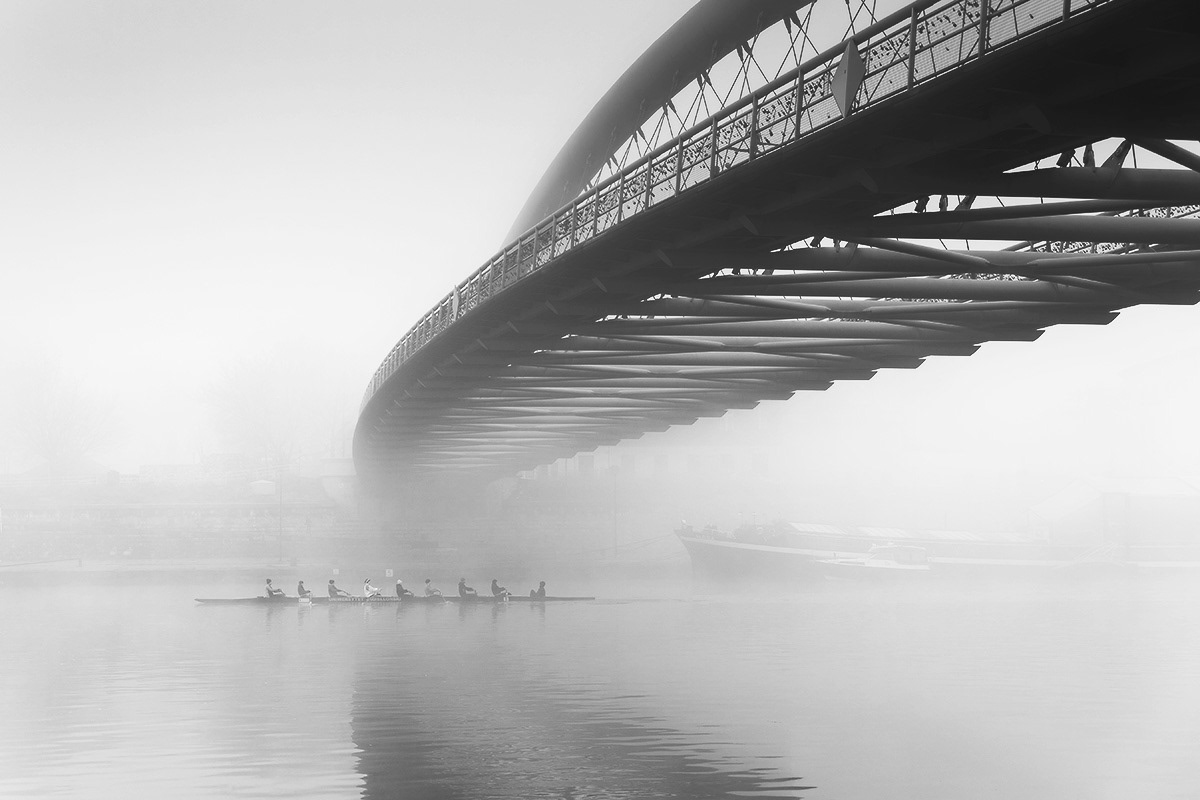 architecture city poland krakow cracow Street street photography fog MORNING bridge