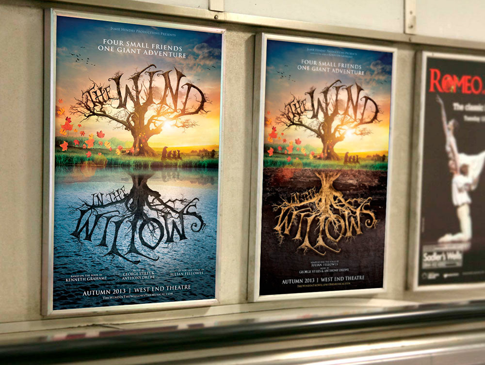 Theatre poster west end The Wind In the willows