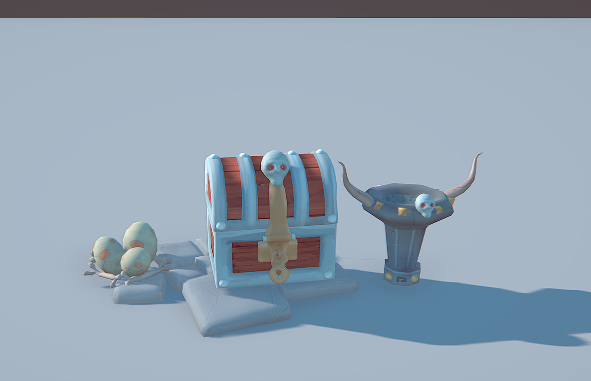 lowpoly 3D 3dsmax gamedesign handpainted