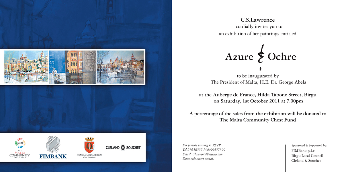 Art Exhibition Invite Poster On Pantone Canvas Gallery