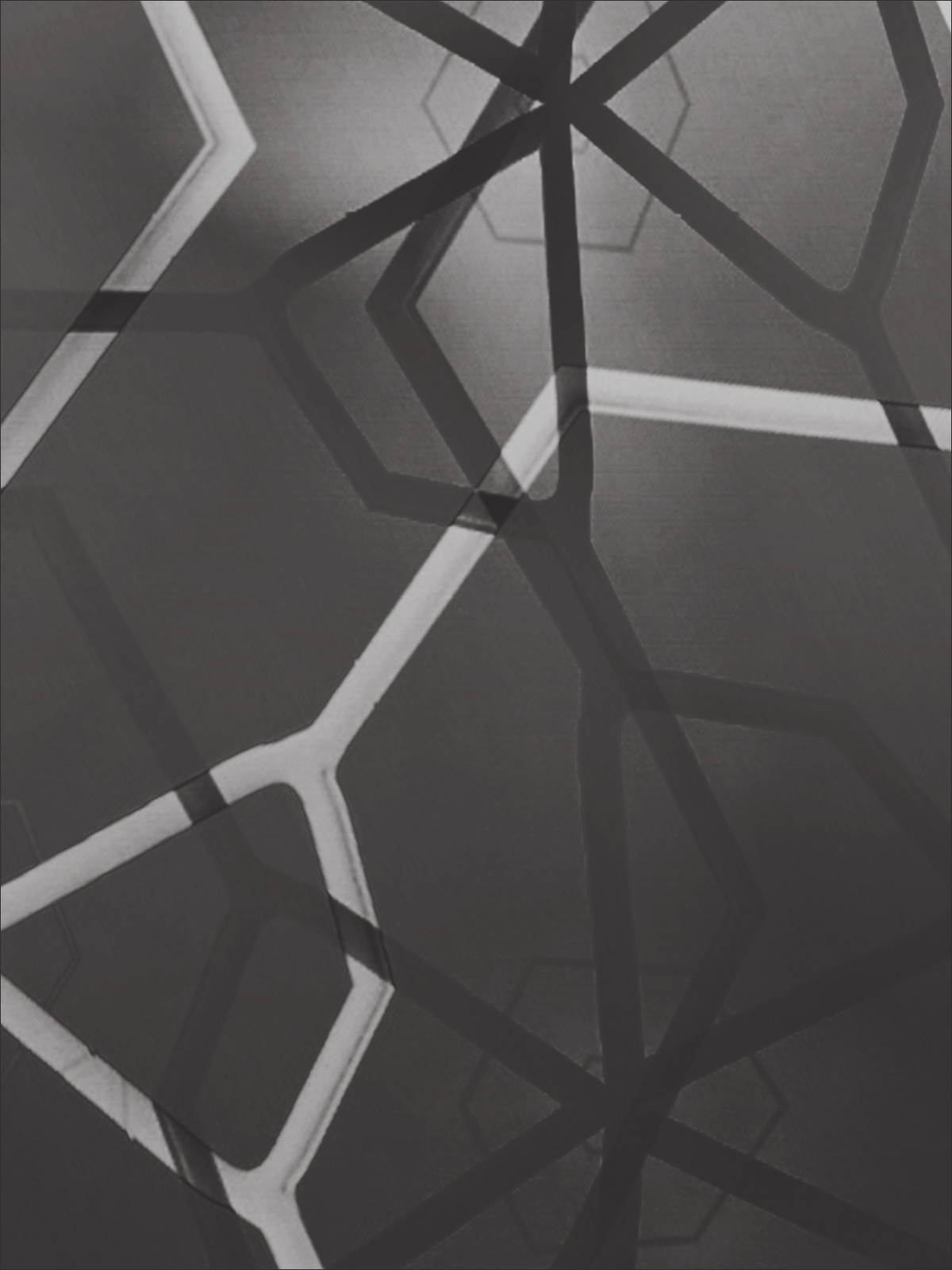 black and white kaleidoscope art abstract surreal kristina gentvainyte dark background cover print lithuania belgium