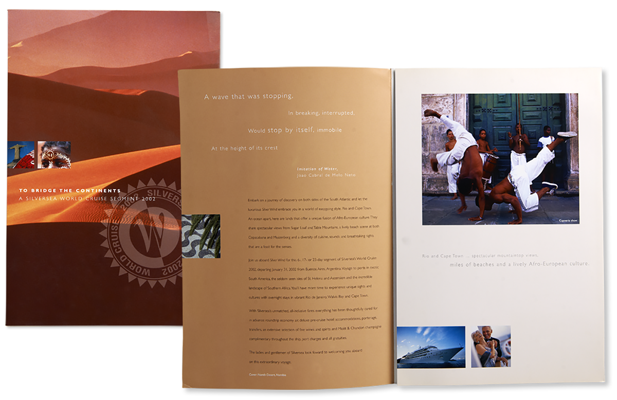 Adobe Portfolio brochures Cruises CRUISELINES luxury Scott Litherland