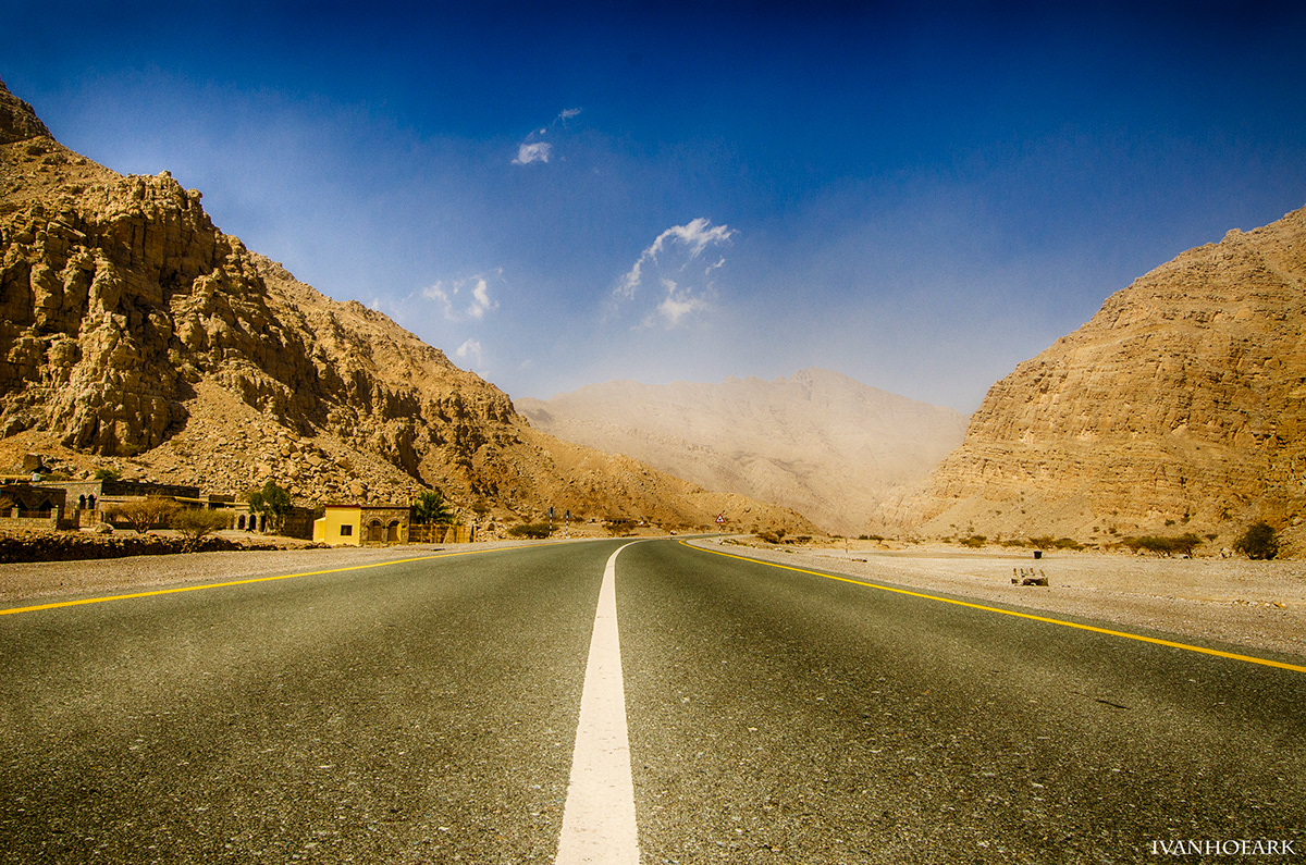 Photography  digital mountain road