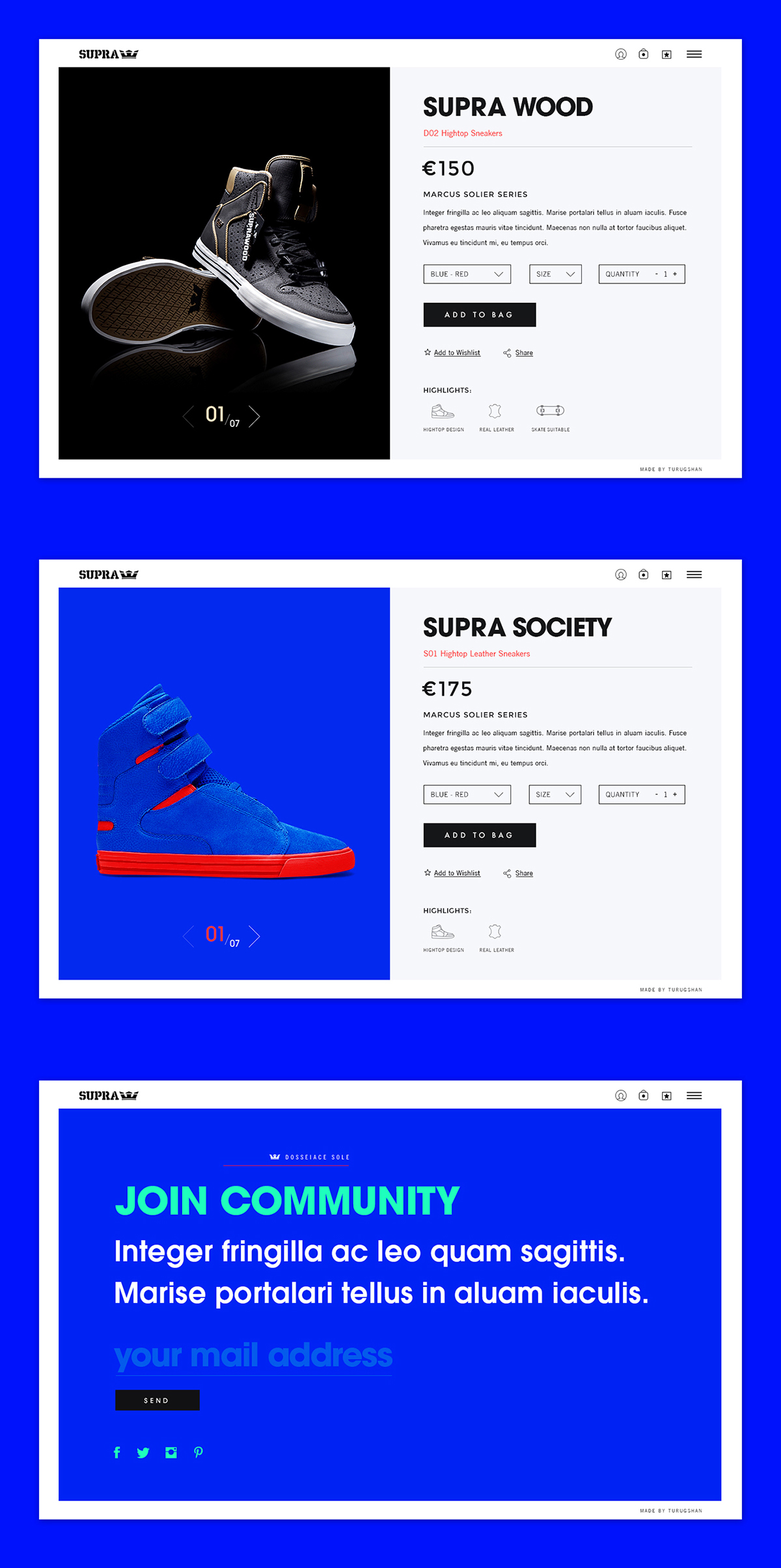 sneaker footwear skate vibrant Shopping e-commerce shopping cart product detail Fashion 