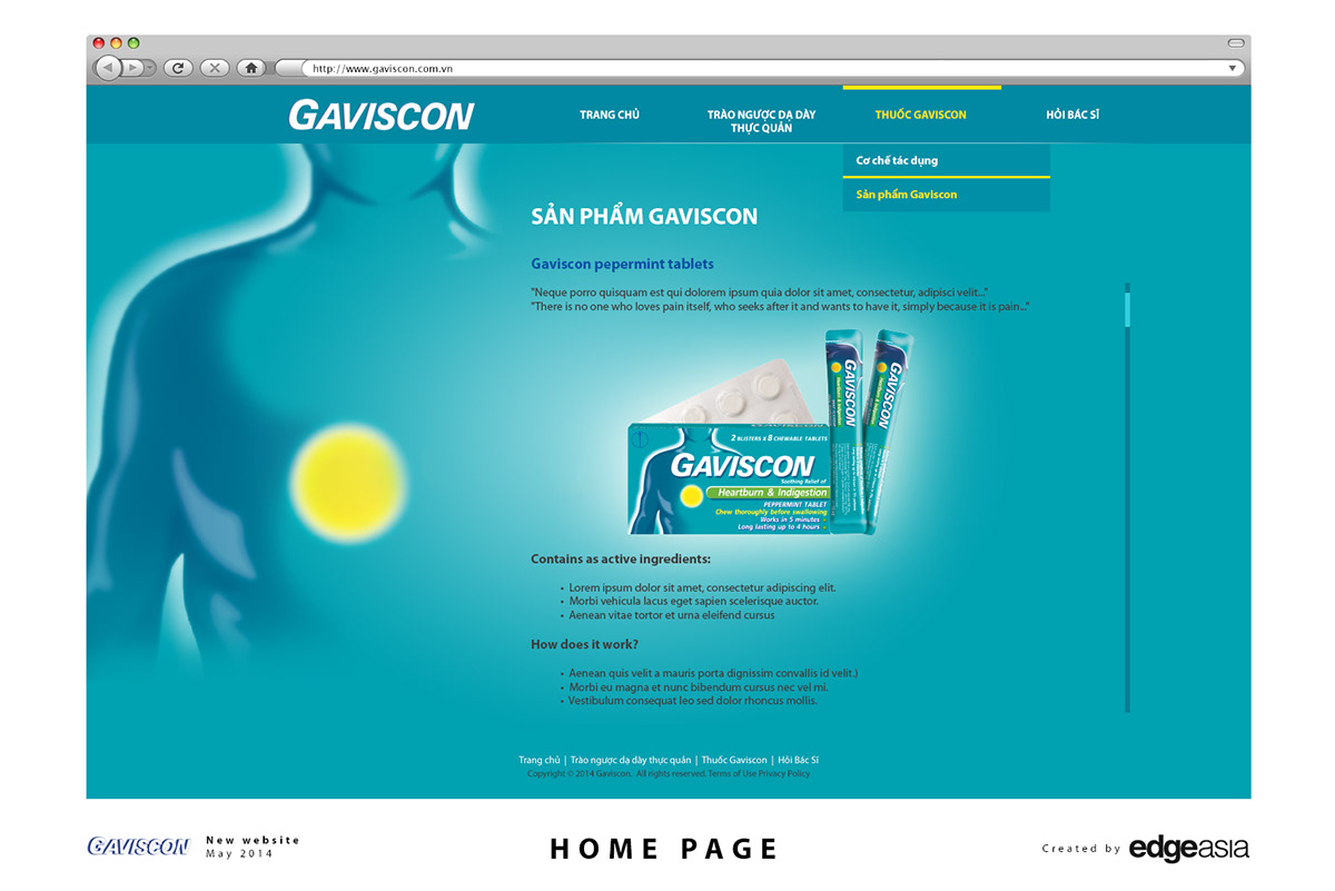 gaviscon product website