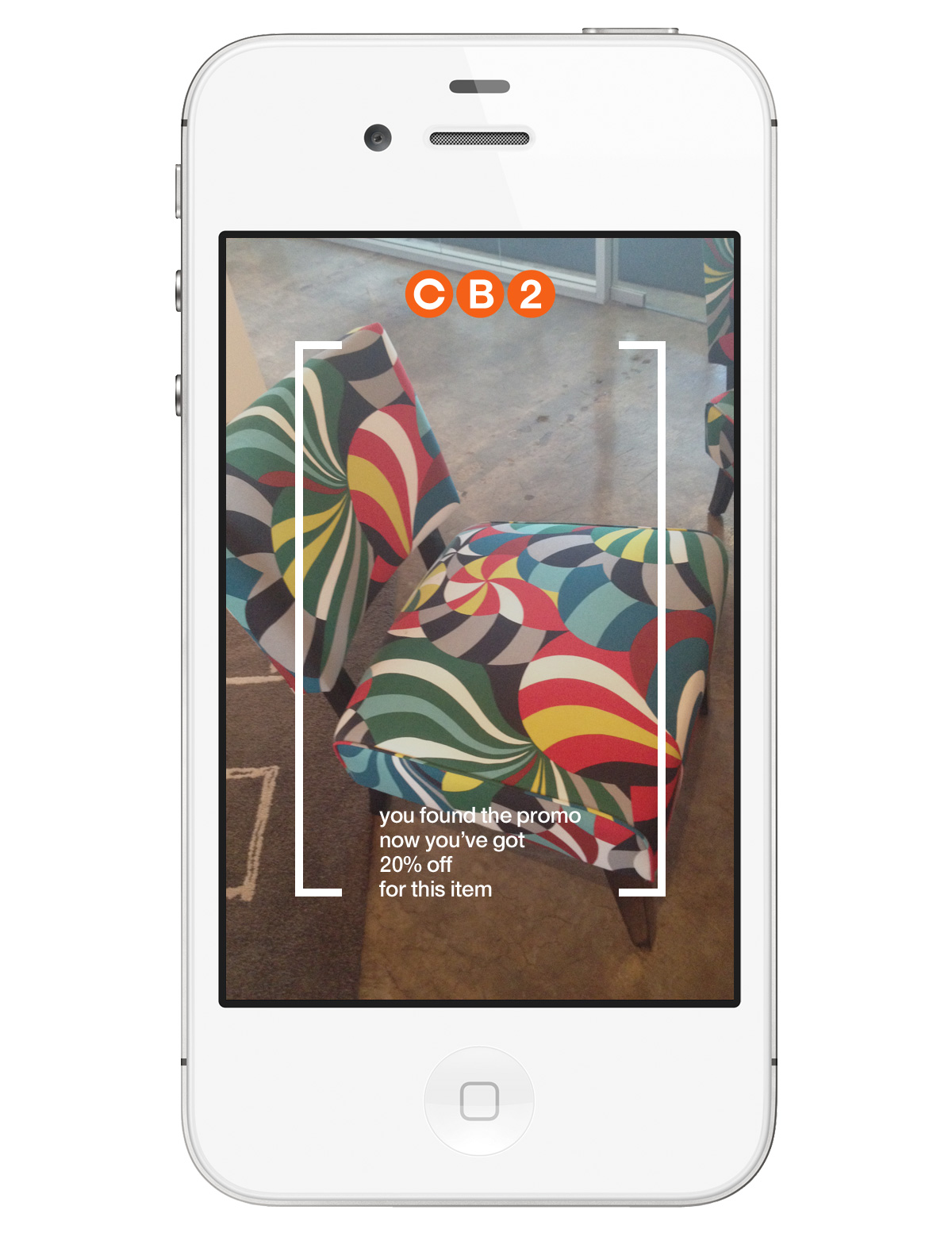 cb2 novogratz furniture posters marketing   modern affordable sweeptake bold colorful app concept