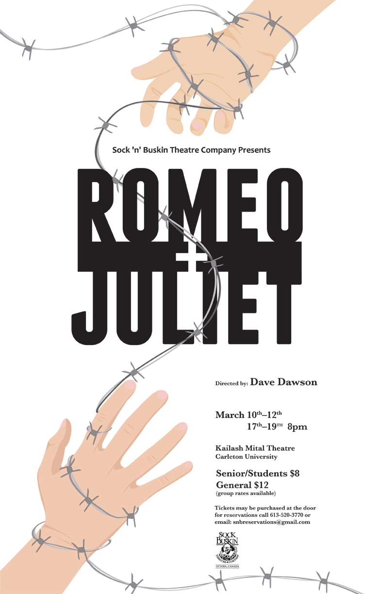 poster Theatre Romeo and Juliet advertisment