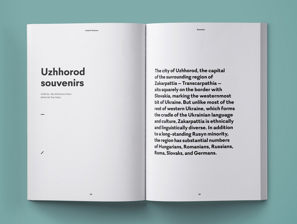 print magazine editorial Travel Layout typography   clean minimalist InDesign book