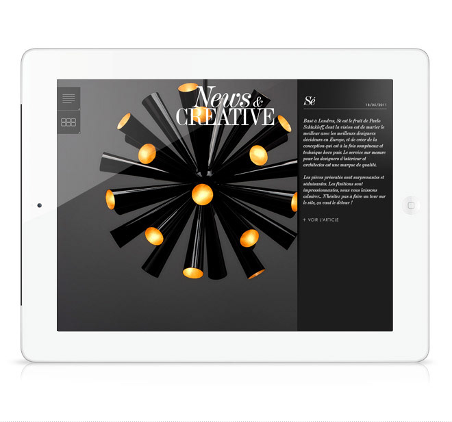 iPad iphone UI design graphic Art Director
