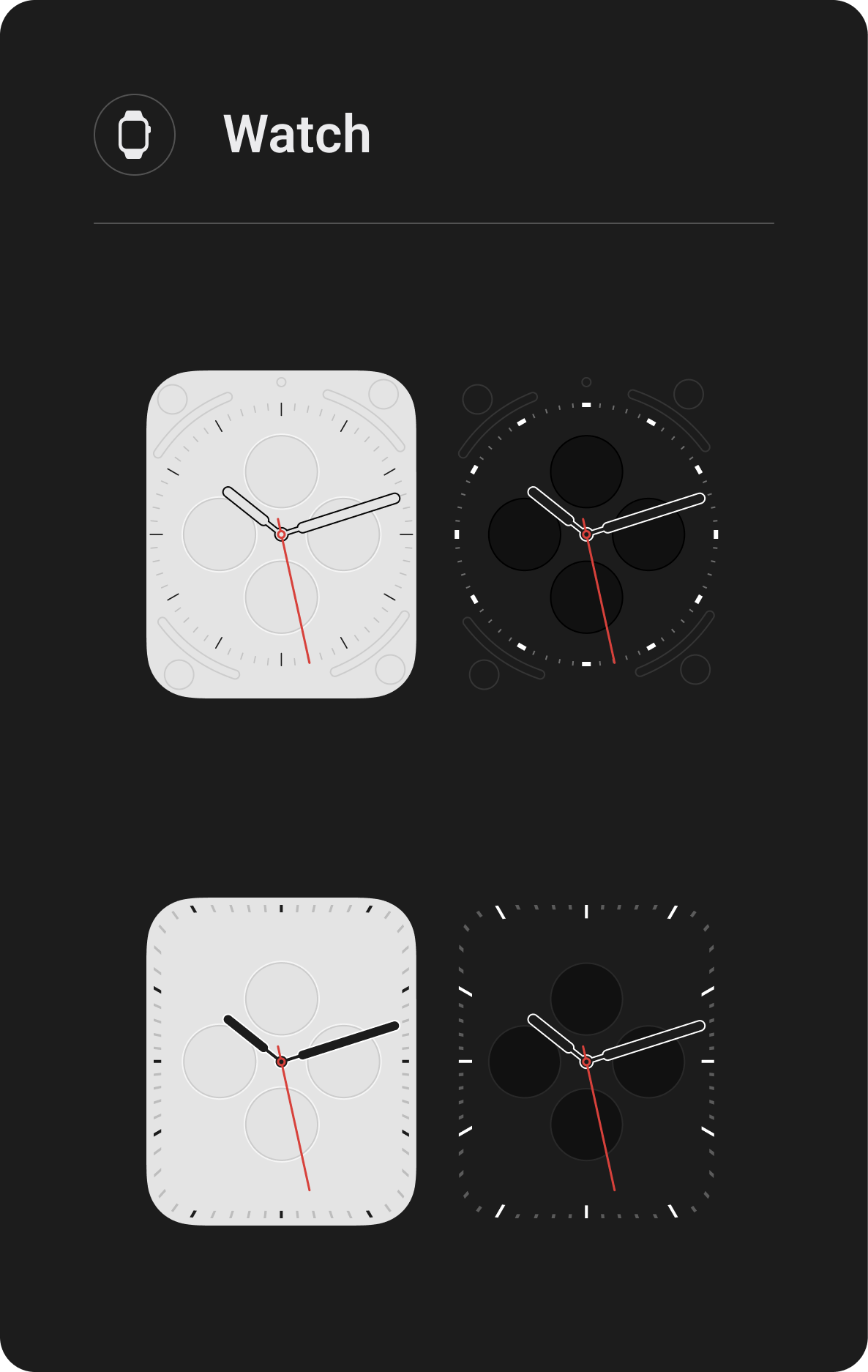 apple clock design Figma graphic design  mobile ui design UI/UX watch widgets