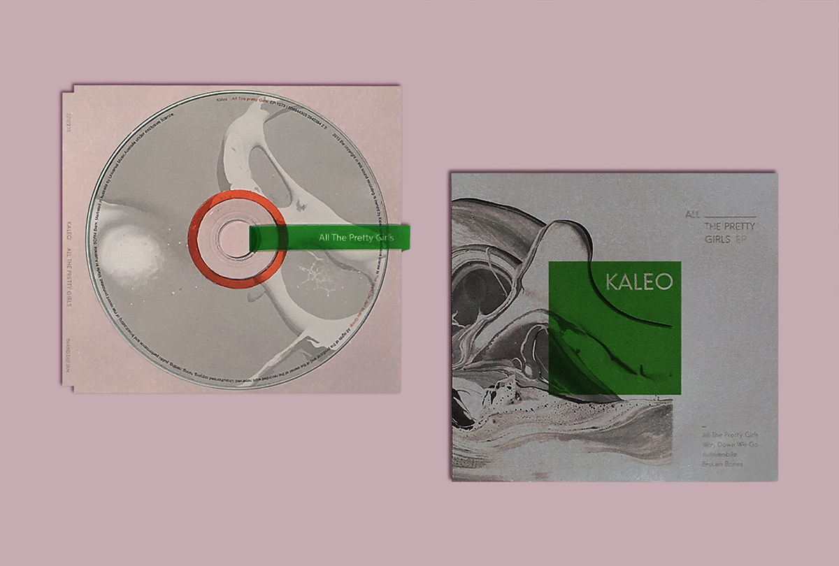 Album design unconventional materials acetate CD design