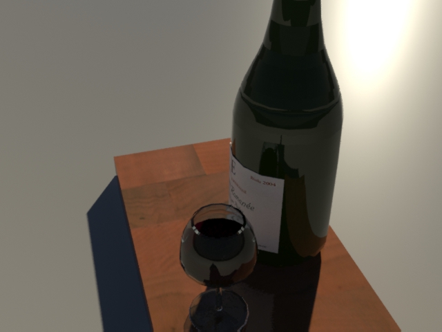modeling bottle 3D reptile wine glass