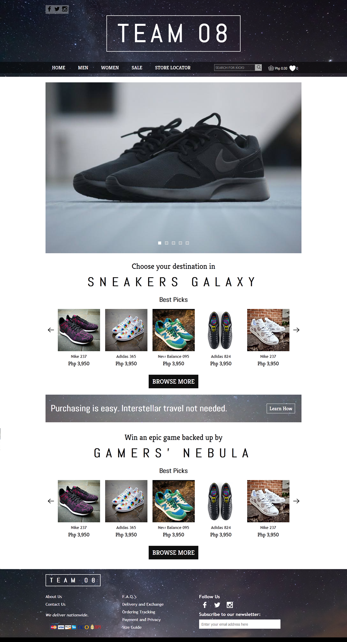 Web Web Design  Ecommerce Website shoes