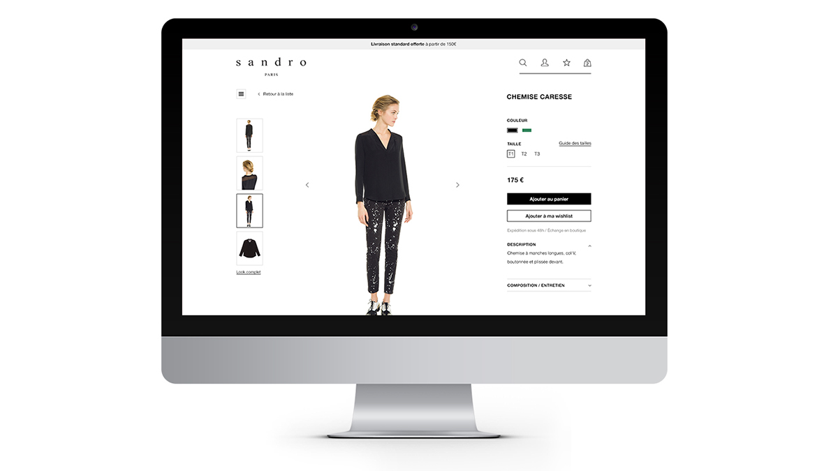 Mode ui design mobile Responsive Website Ecommerce mcommerce Fashion 