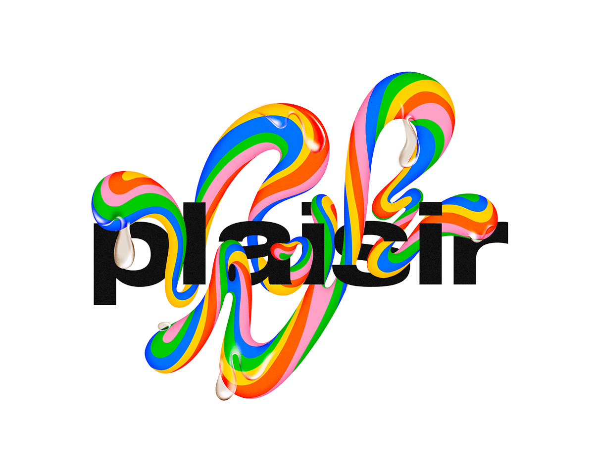 digital painting Digital Art  Pleasure sexy satisfying colorful Playful Mural psychedelic wet