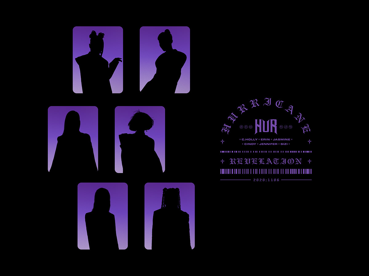 kpop music digital illustration pattern purple typography   branding  visual identity Cyberpunk acid