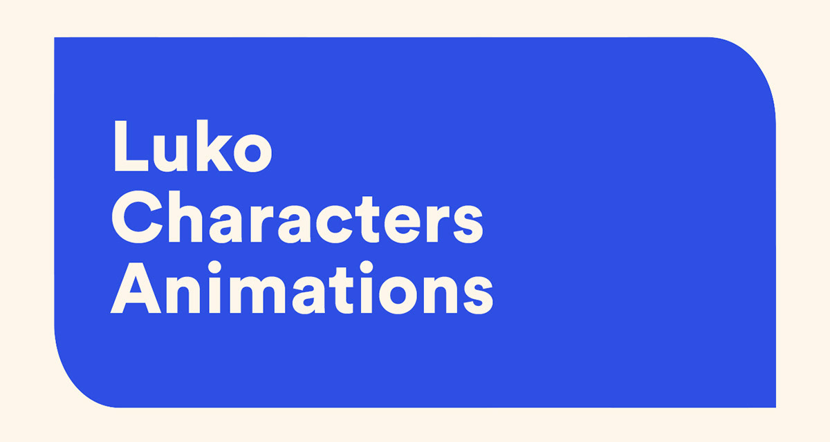 animation  blue Character design ILLUSTRATION  Luko motion