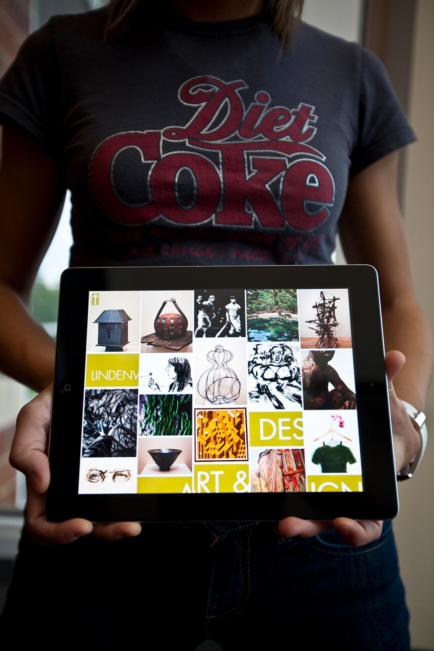 Digital Magazine iPad app page layout interactive