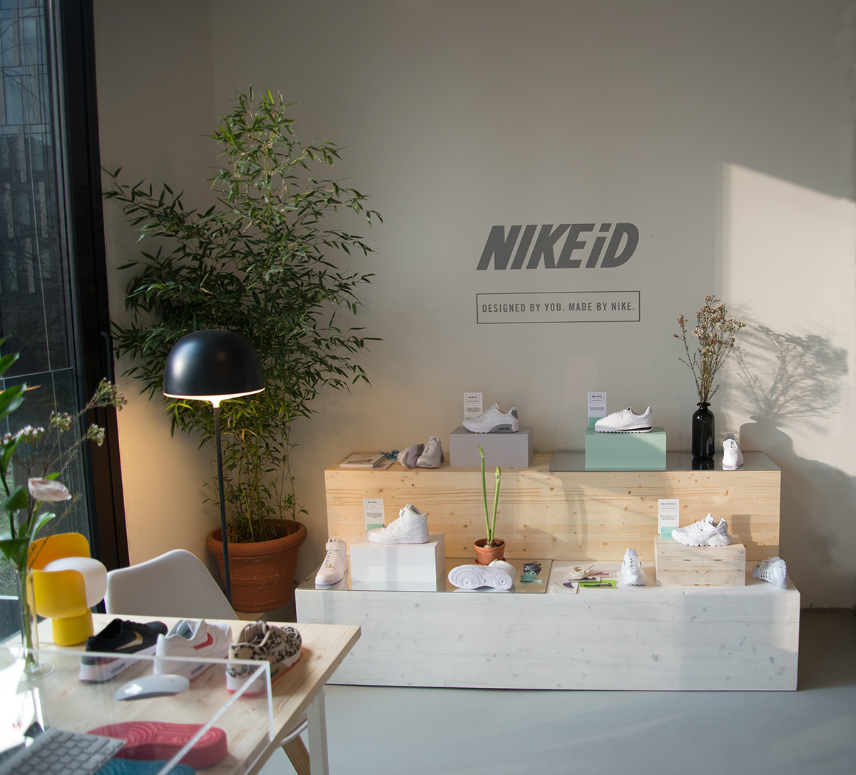 snkrs Exhibition  Interior design furiture showroom interni allestimento Nike