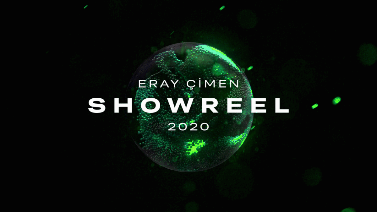 2020 showreel 3D demoreel eraycimen graphic design  houdini showreel
