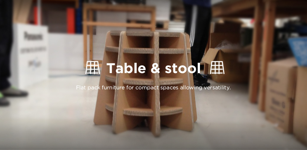 flat pack furniture eco-friendly Cardboard Engineering