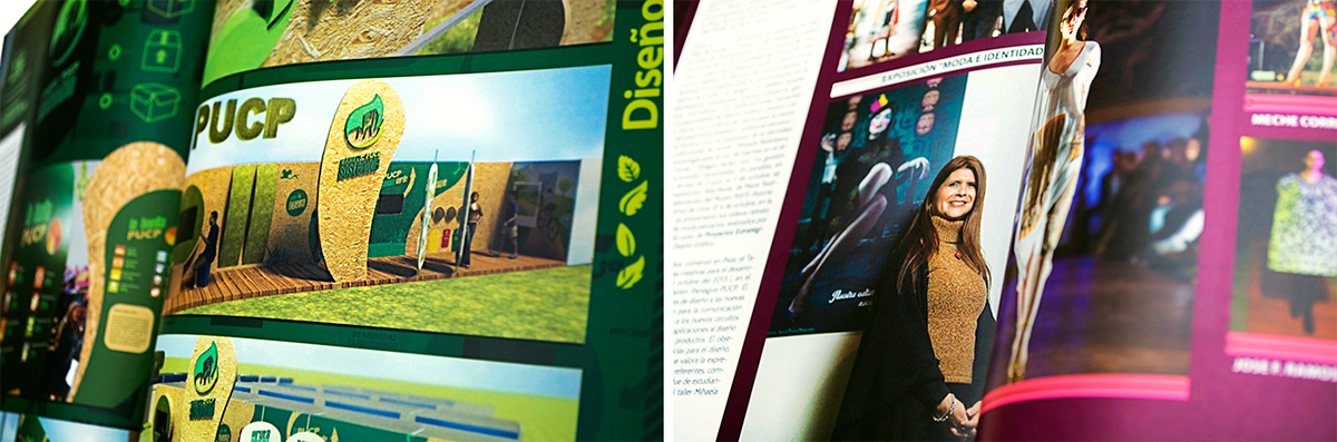 memoria grafica PUCP revista diseño proyecto editorial magazine eclectic Memory Layout diagramación color peruvian