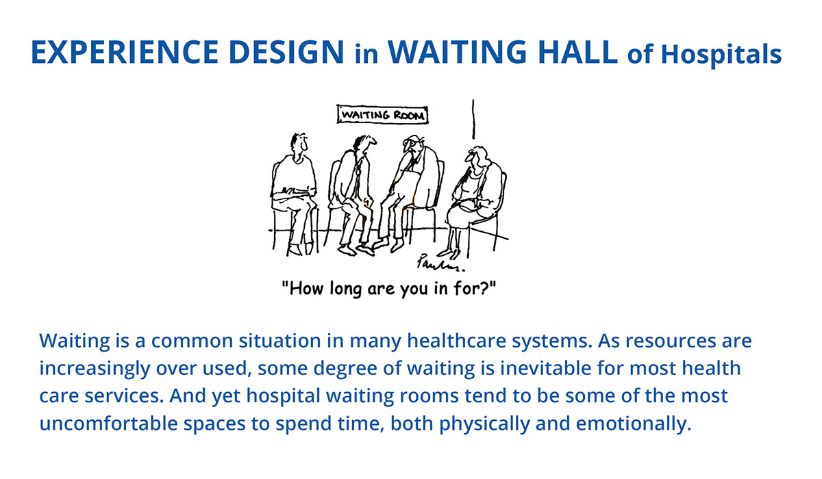Waiting hall hospitals system thinking experience design