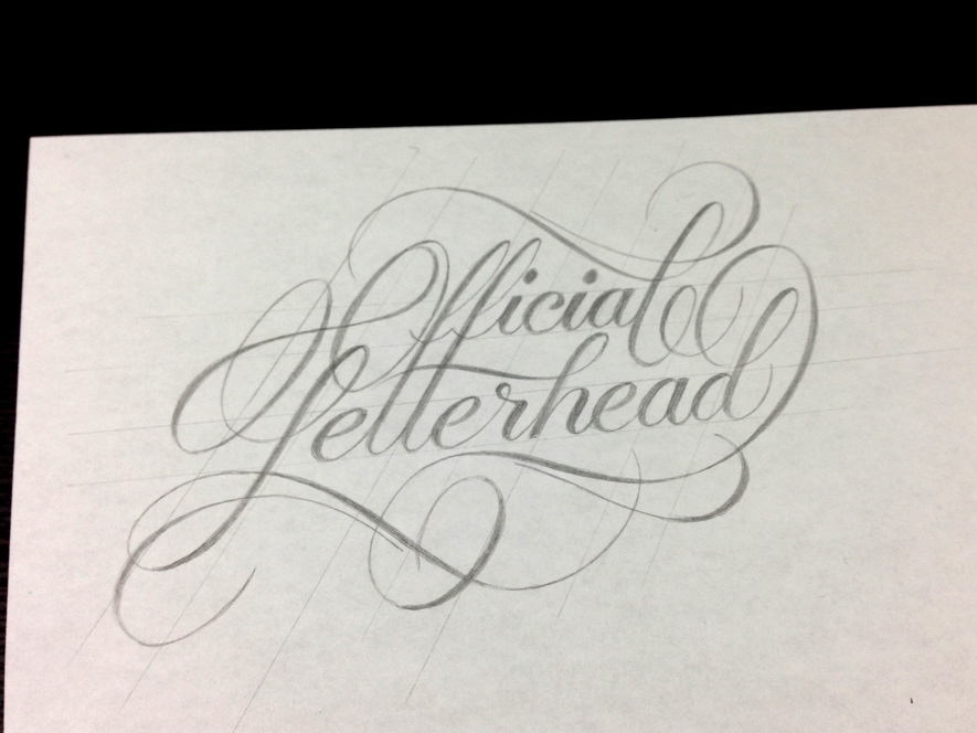 lettering letterpress logo Logotype type Swashes decorative Script