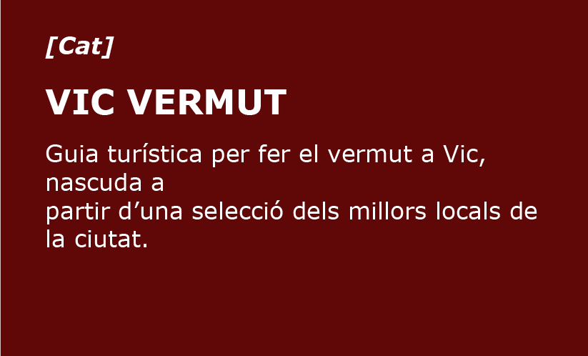 Vermouth Martini drink drinking gastronomic gastronomia vermut bar eat Vic city