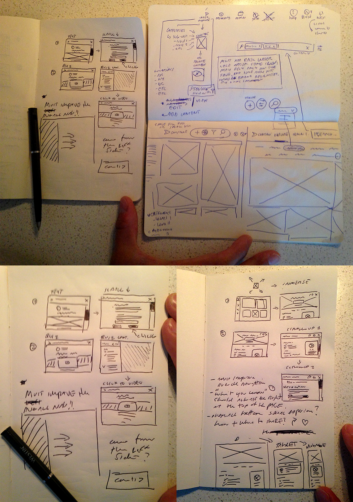 UX design ui design Learning Track Gif UI design gif handmade sketches Handmade Wireframes visual design Education