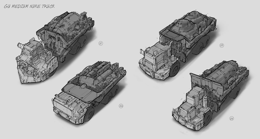 tanks trucks concept command&conquer video game vehicles