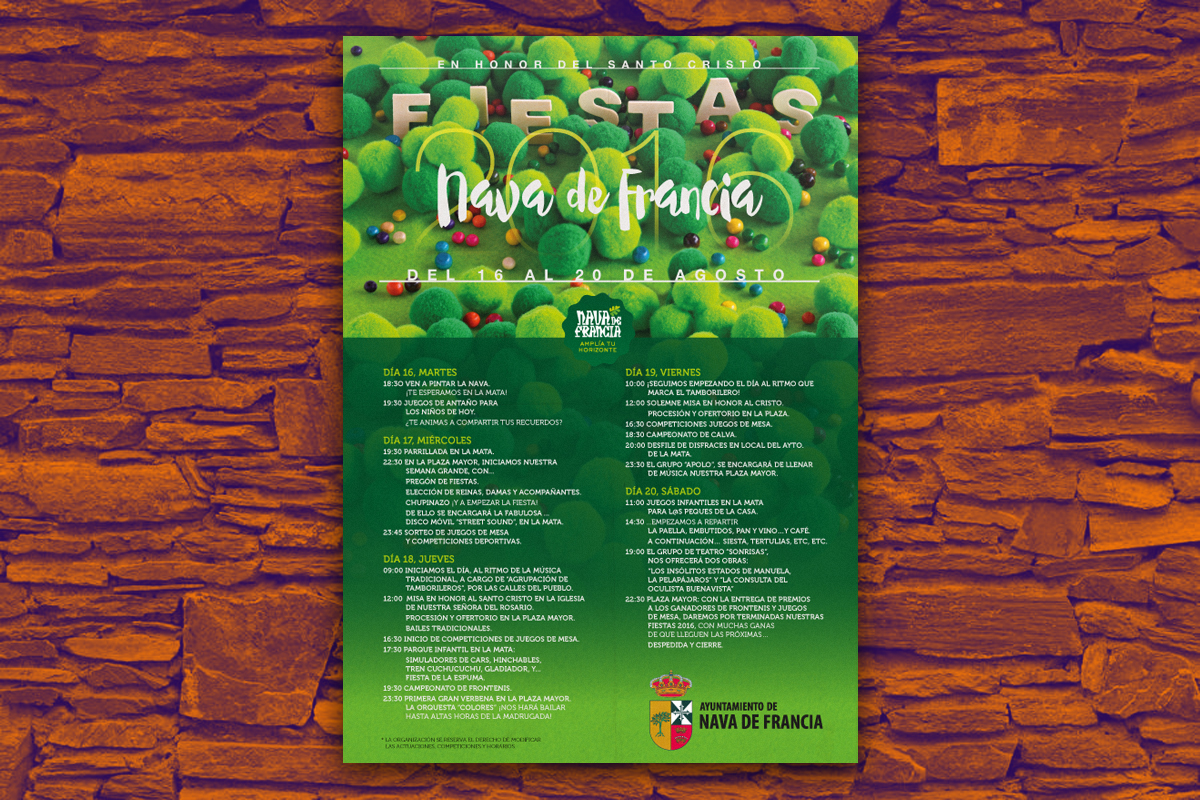poster brochure FESTIVITIES cartel folleto fiestas spain salamanca ferias