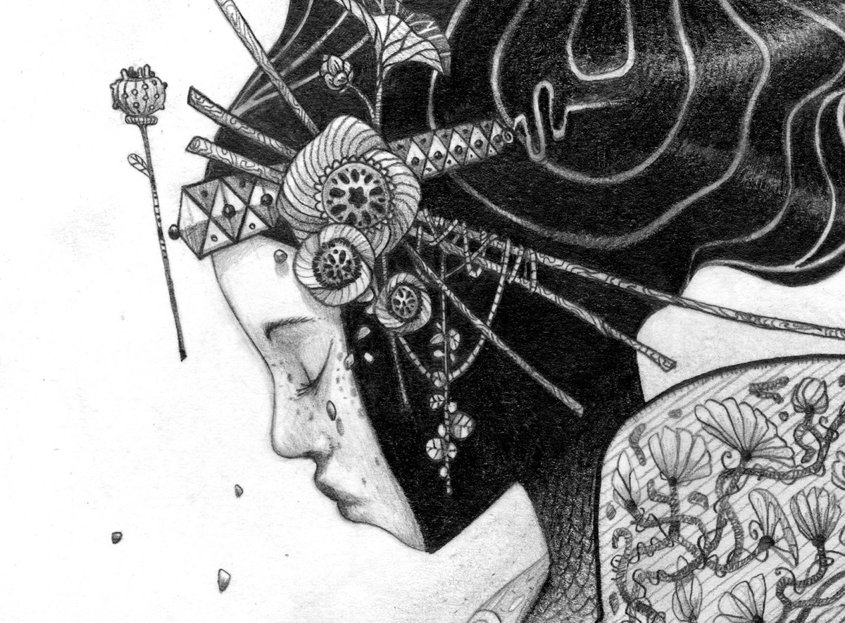 Adobe Portfolio japan samourai geisha