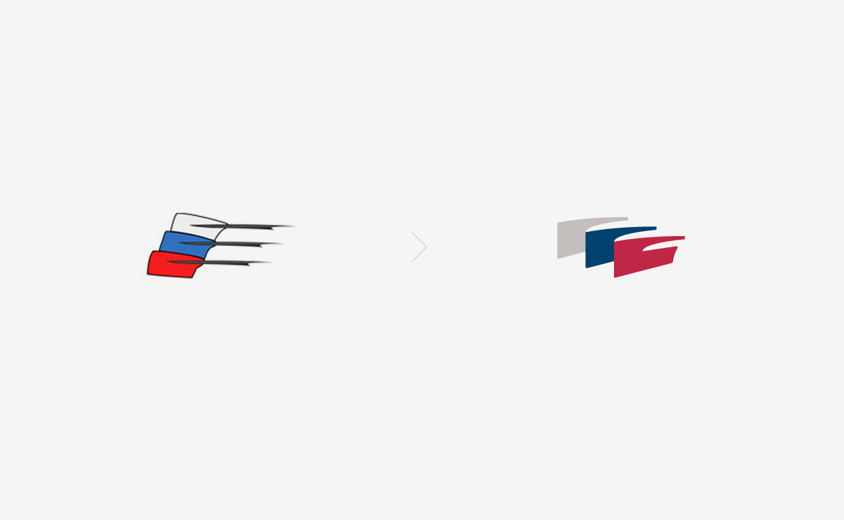 Russia russian rowing federation olympic sport fish Scales red blue logo Logotype identity