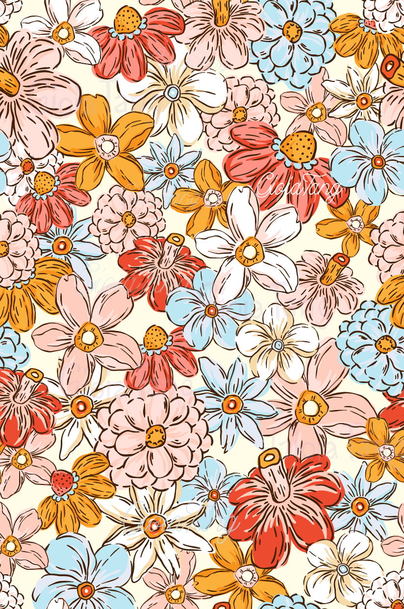 Flowers floral pattern textile surface design fabric textile design  Textiles fashion design womenswear