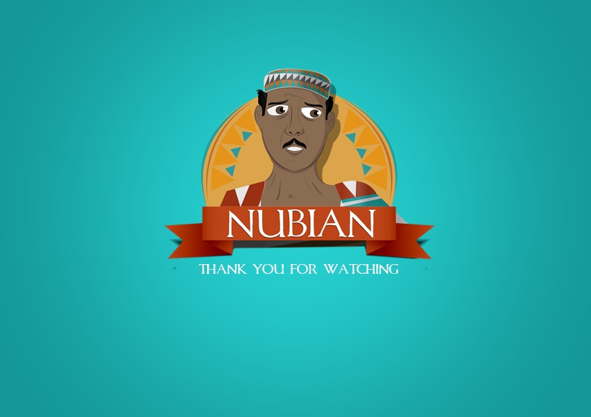 nuba Nubian cartoon egypt