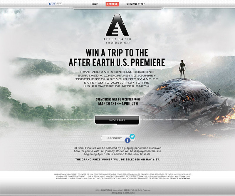 e-commerce movie After Earth