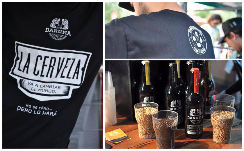 Cerveza Artesanal daruma diseño etiquetas Tarjetas afiche identidad