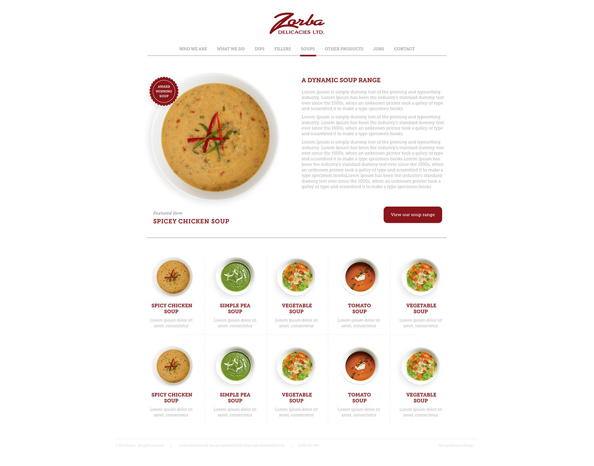 Soup design Website