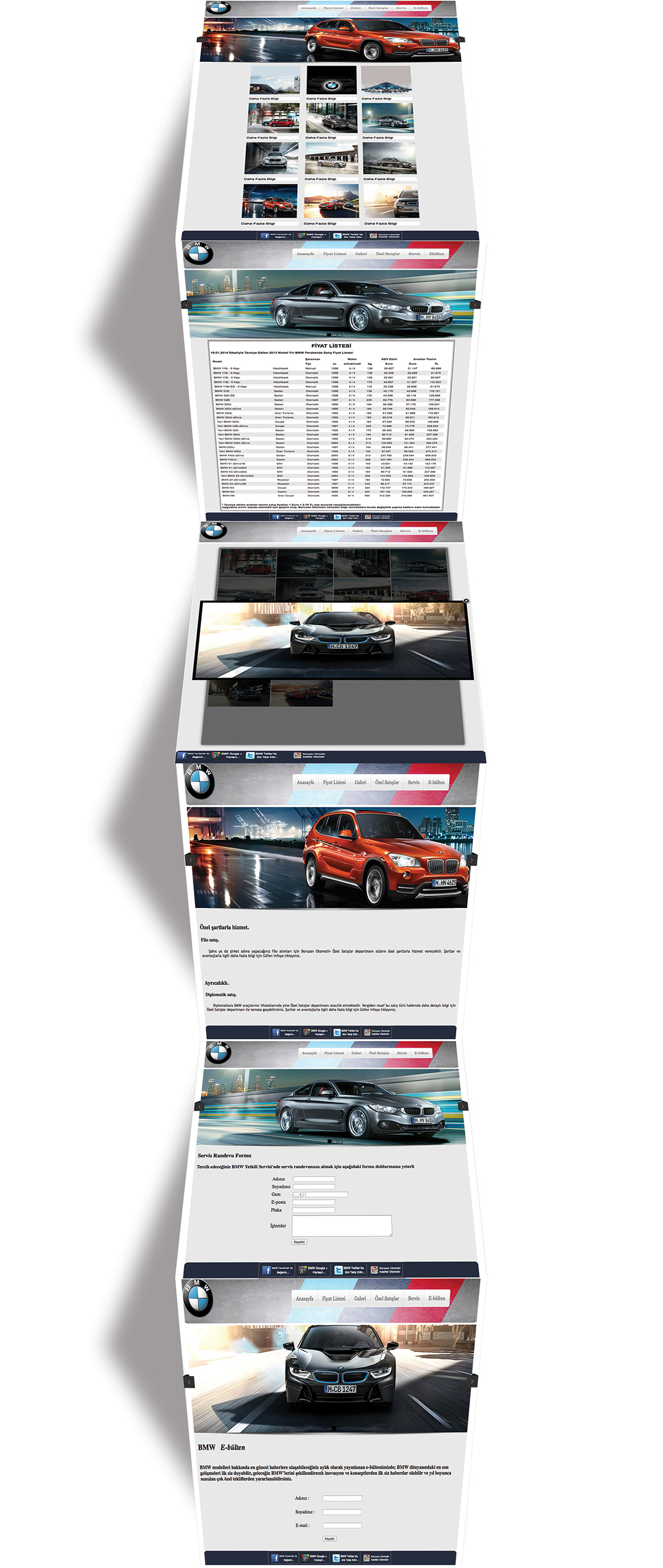 BMW web site car design Creativity