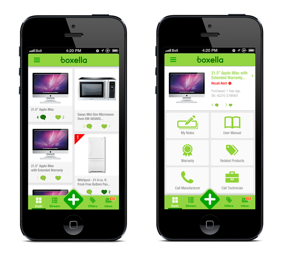 ios user interface user experience mobile app logo green