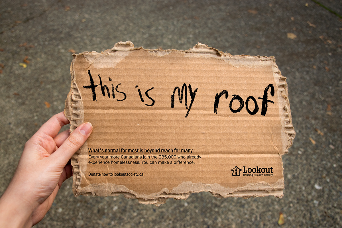 Advertising  campaign Direct mail homeless Photography  poster ads design marketing  