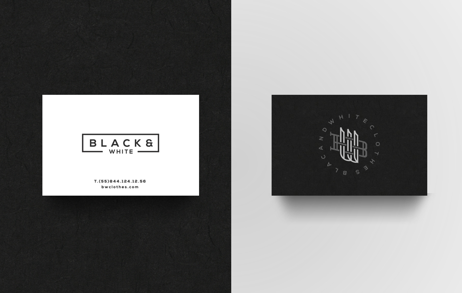 Business Cards cards card branding  business logo Collection brands minimal monograms